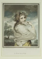 En Bachante, graverad och pub. av John Raphael Smith (1752-1812), 1784 (mezzotintgravyr)